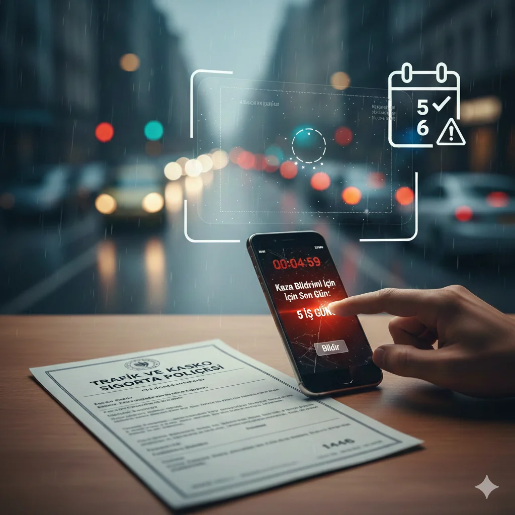Trafik ve Kasko Sigortasında Hasar İhbar Süresi